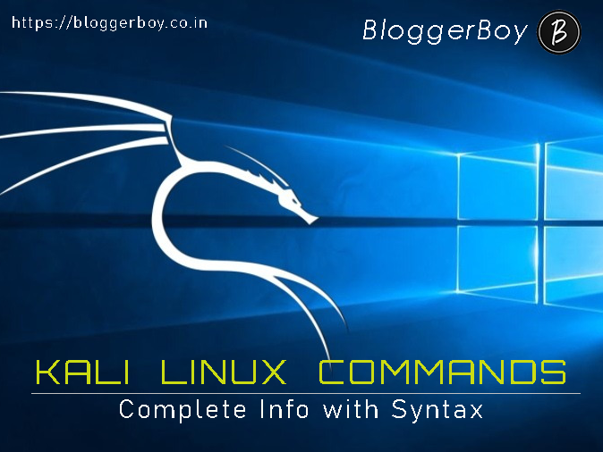 KALI LINUX COMMANDS – A Complete info with Syntax